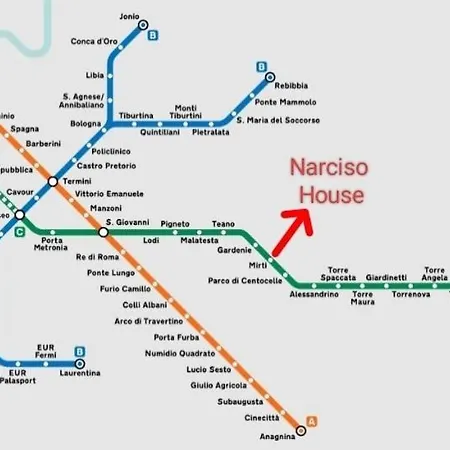 Narciso House - 7 Stops From Colosseo